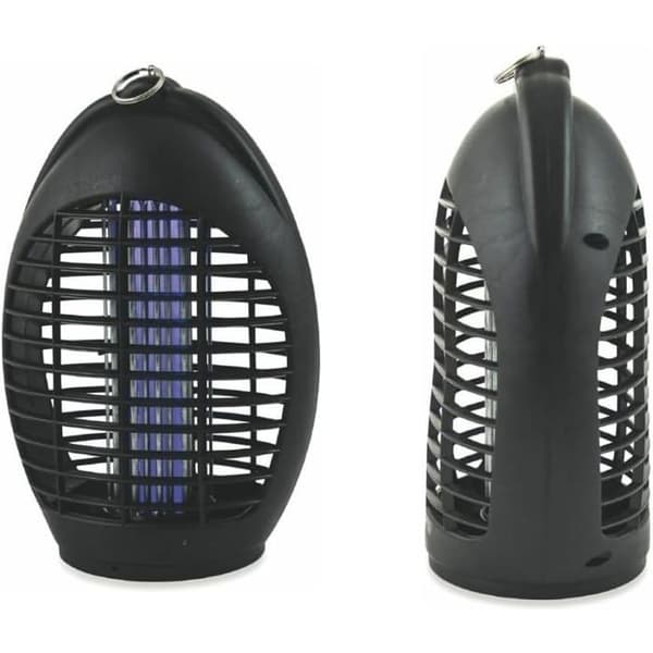 Anti-Mygga Lampe 4 LED UV Oval Elektrisk och Tyst för Inomhus med Räckvidd på 40 m²