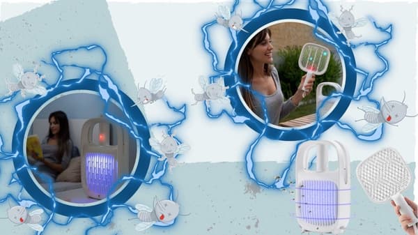 INSEKTICDIDLAMPE til MYG, FLUER OG MØL UV op til 60m2