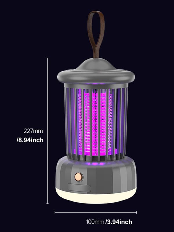 OBOSOE Bug Zappers - sisätilojen UV-totentomurhaaja LED-valolla, sähköansalla, totenlampulla makuuhuoneeseen, olohuoneeseen, parvekkeelle