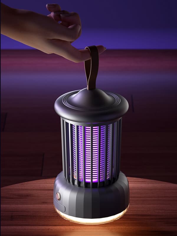 OBOSOE Bug Zappers - sisätilojen UV-totentomurhaaja LED-valolla, sähköansalla, totenlampulla makuuhuoneeseen, olohuoneeseen, parvekkeelle