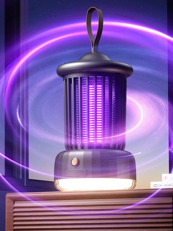 OBOSOE Bug Zappers - sisätilojen UV-totentomurhaaja LED-valolla, sähköansalla, totenlampulla makuuhuoneeseen, olohuoneeseen, parvekkeelle