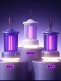 Pikkukuva 1 / 7: OBOSOE Bug Zappers - sisätilojen UV-totentomurhaaja LED-valolla, sähköansalla, totenlampulla makuuhuoneeseen, olohuoneeseen, parvekkeelle