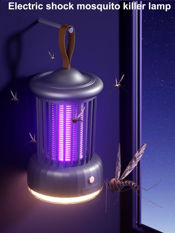 OBOSOE Bug Zappers - sisätilojen UV-totentomurhaaja LED-valolla, sähköansalla, totenlampulla makuuhuoneeseen, olohuoneeseen, parvekkeelle