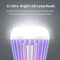 Miniatyrbillede 11 af 11: OBOSOE Bug Zapper Udendørs og indendørs - genopladelig myg og flyve Killer, USB LED lys fælde bærbar trådløs elektrisk myg Zappers Killer , Camping