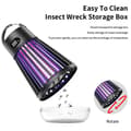 Miniatyrbillede 4 af 7: OBOSOE Bug Zapper Udendørs og indendørs - genopladelig myg og flyve Killer, USB LED lys fælde bærbar trådløs elektrisk myg Zappers Killer , Camping