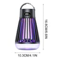 Miniatyrbillede 5 af 7: OBOSOE Bug Zapper Udendørs og indendørs - genopladelig myg og flyve Killer, USB LED lys fælde bærbar trådløs elektrisk myg Zappers Killer , Camping