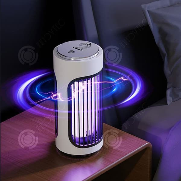INN Myggmedel 1200 mah 9,2 x 9,2 x 21,2 cm förstorat fönster elnät 3600 v snabb laddning typ-c myggfälla