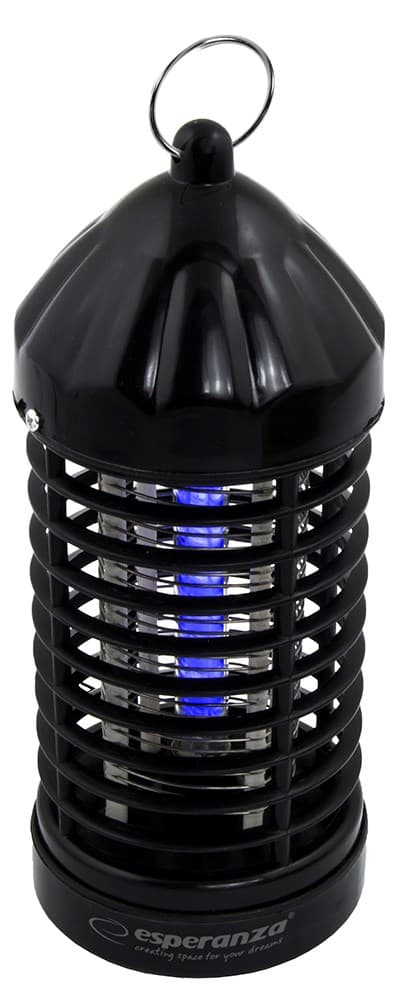 Esperanza EHQ005 ELEKTRISK INSEKTLAMPE UV Sort