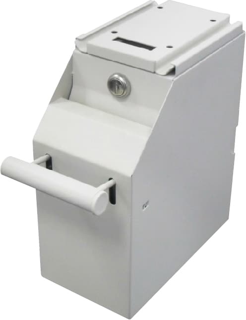 Deposit box for bills, 4 keys, fittings for suspension