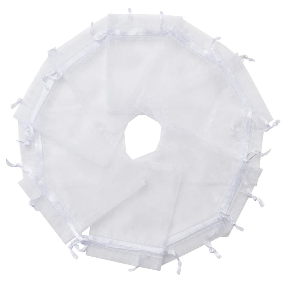 Organzapåsar 100-pack Vit M