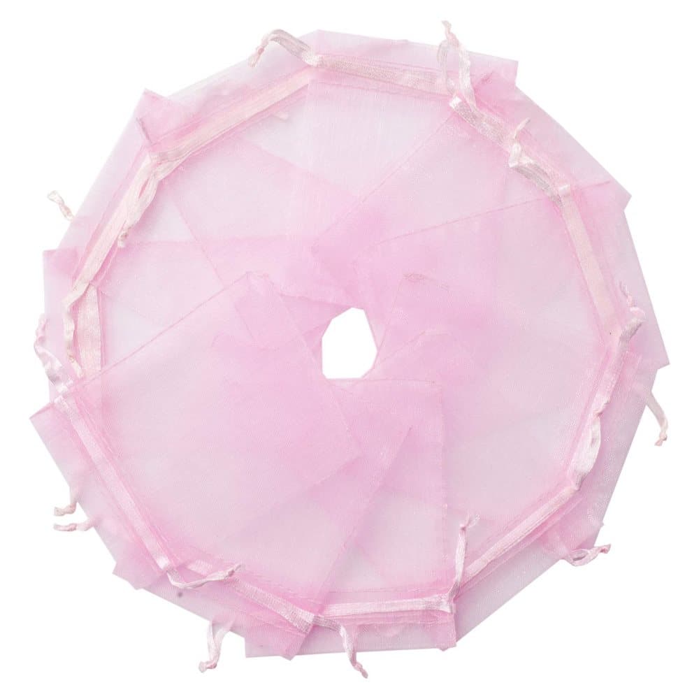 Organzapåsar 100-pack Rosa M