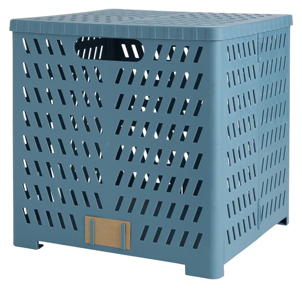 Förvaringslåda ihopfällbar med lock 21.5 l - 6-pack
