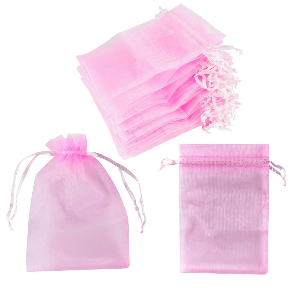 Organzapåsar 200-pack Rosa
