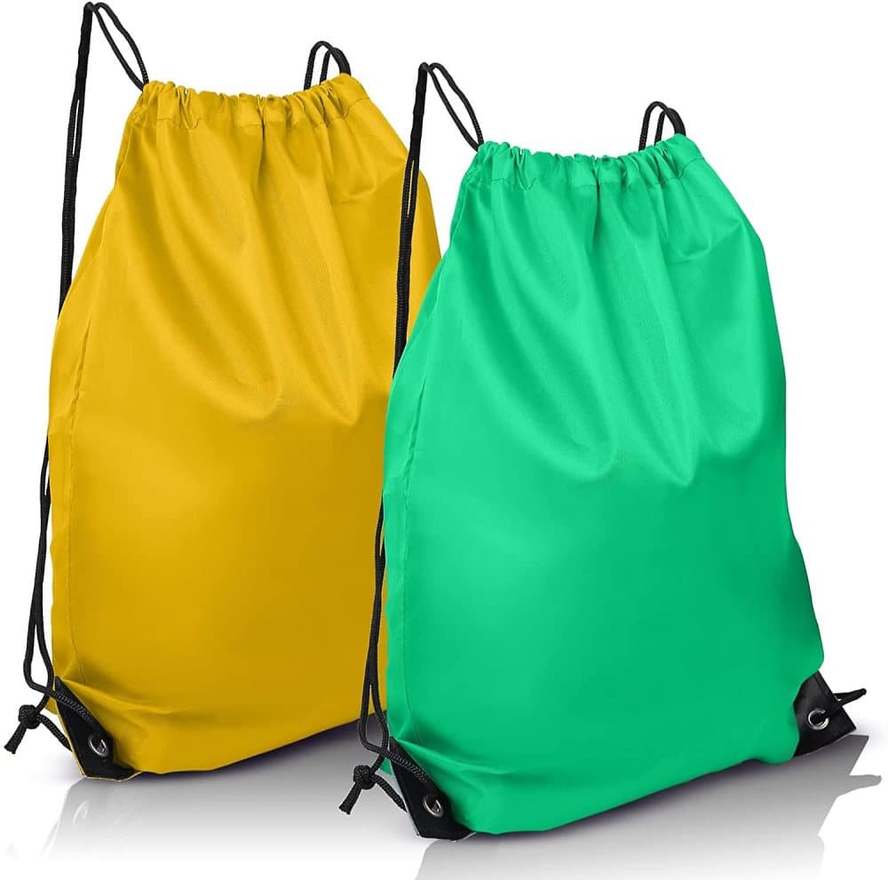 2pcs Drawstring Bags, Pe Bags Drawstring Gym Bag, String Swimming Bag Trainer Bag Personalised Drawstring Bag,