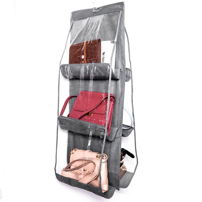 Dubbelsidig handväska Organizer Bag Grå