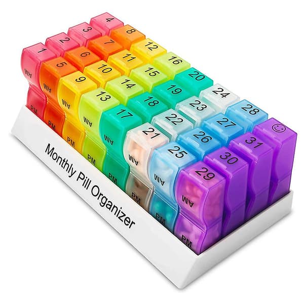 Rainbow muovinen lääkelaatikko