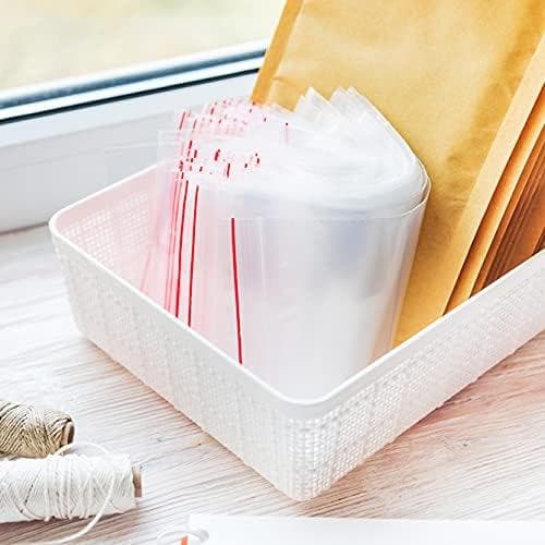 100-Pak Lynlås Tasker Ziplock Tasker 4x6cm