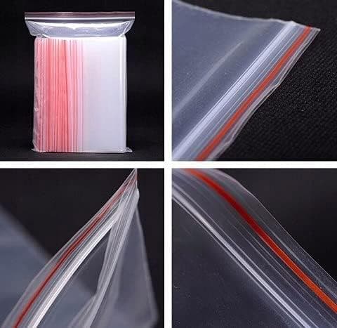 100-Pak Lynlås Tasker Ziplock Tasker 4x6cm