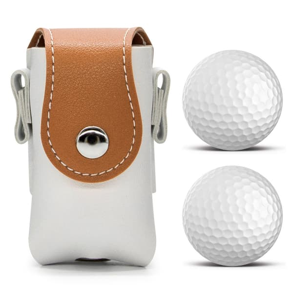 Vyötärölle riippuva golfpallon säilytyspussi