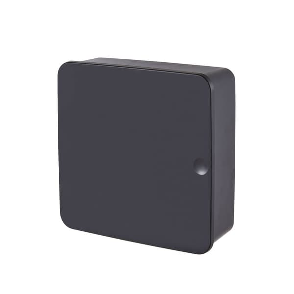 INF Nøgleholder Nøgleskab, Magnetisk nøglekrogboks Sort