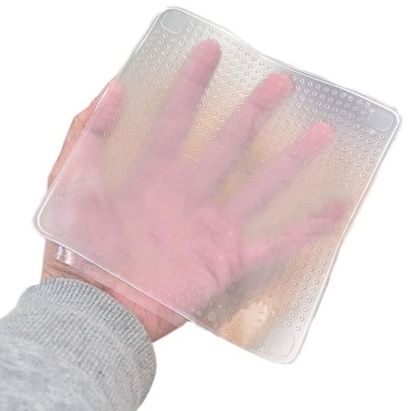 Nya 4-pack Multifunktionella Livsmedelsförvaringssaran Wrap Köksverktyg Återanvändbara Silikonmatwraps Tätningsvakuumlock St