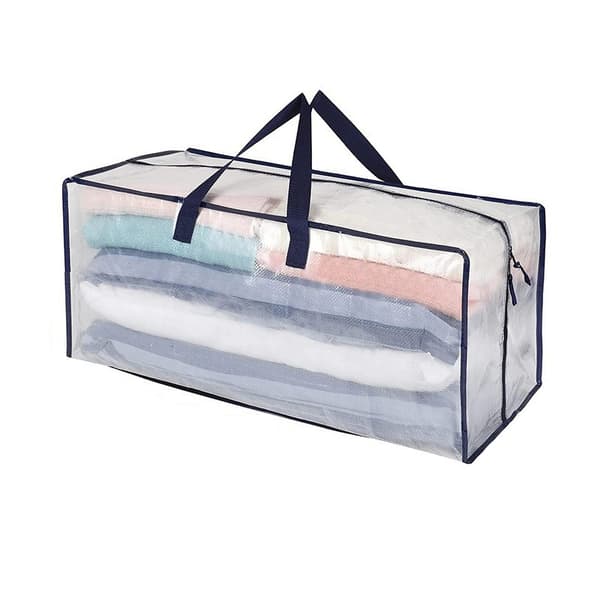 INF Gennemsigtig PP vævet flyttetaske 4-pack