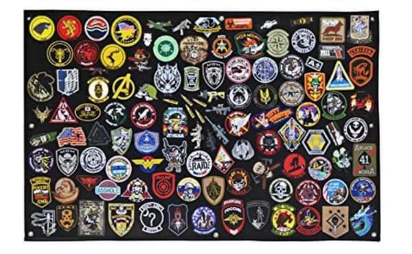 Tactical Patch Display Panel Holder Board Wall Organizer