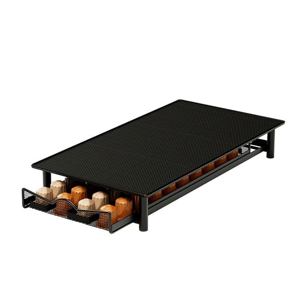 INF Kapselskuff for oppbevaring av 40 kapsler, Nespresso kapselholder Sort