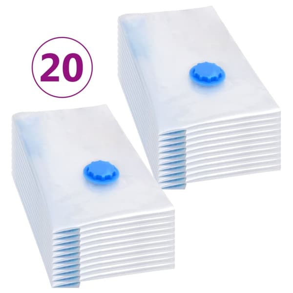 vidaXL vakuumposer til opbevaring af tøj 60x40 cm 20 stk. -  Opbevaringsposer
