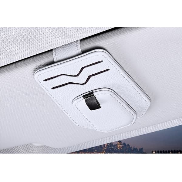 INF Nahkainen Car Visor aurinkolasipidike