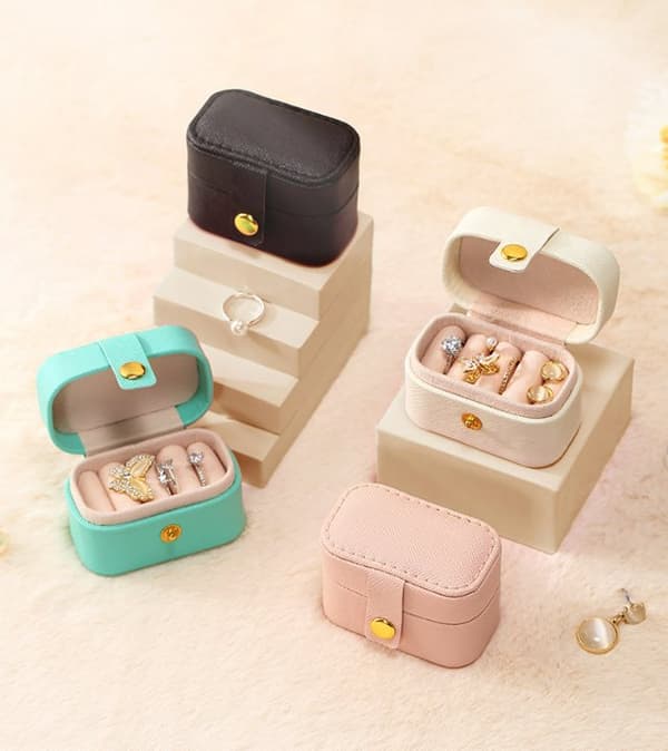 INF Mini PU læder ringæske