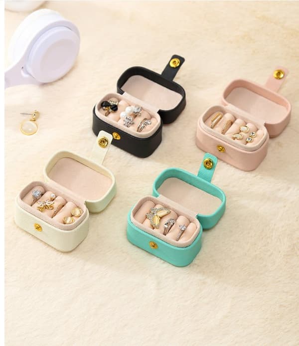 INF Mini PU læder ringæske