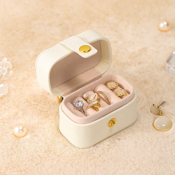 INF Mini PU læder ringæske