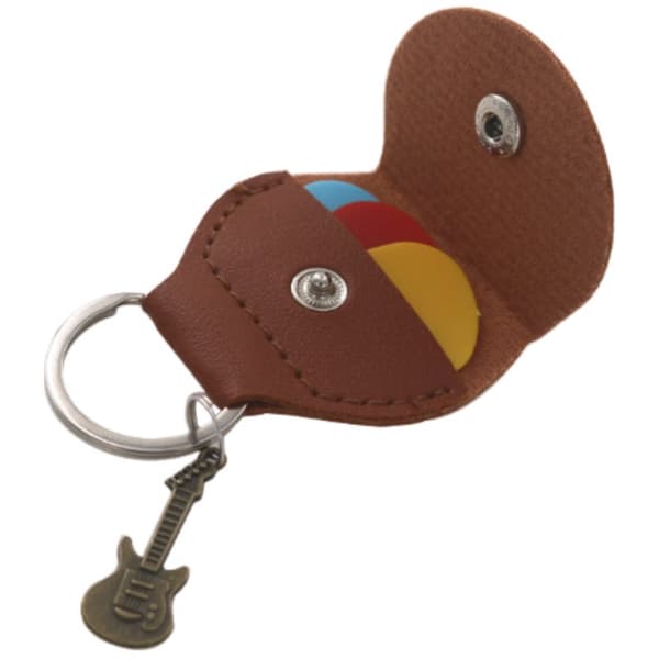 INF Guitar Pick Holder Taske med Vintage Charm
