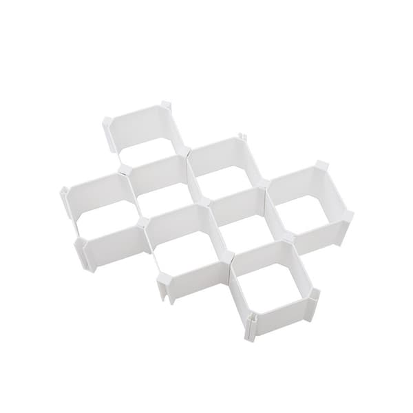 INF 6-delt Honeycomb Undertøy Organizer Hvit