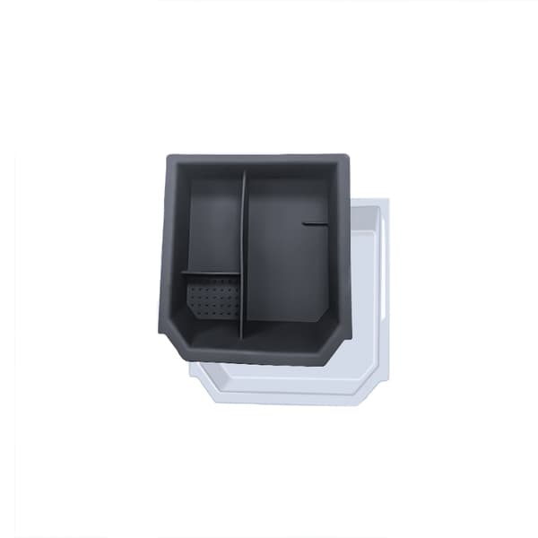 INF Center Console Organizer for Tesla Model 3/Y, ABS og silikonoppbevaringsboks