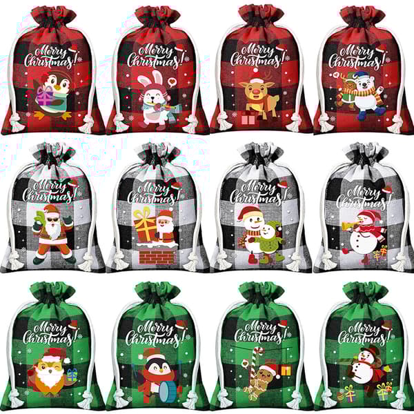 INF Juljute presentpåsar 12-pack