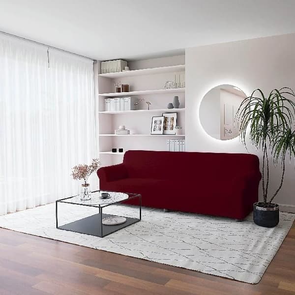 Vanligt skyddsöverdrag - Burgundy - 220 x 270 cm