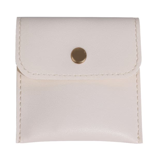 INF Smyckespåse för resehalsband, örhängen, ringorganisator Beige