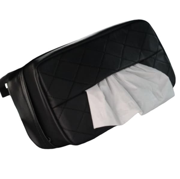 INF Car Tissue Box Holder, PU Leather Tissue Dispenser for bil