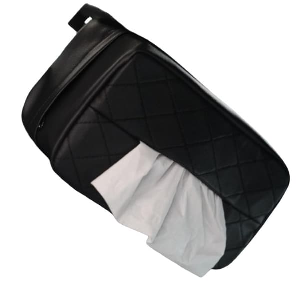 INF Car Tissue Box Holder, PU Leather Tissue Dispenser for bil