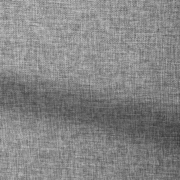 Housse de rangement couette en tissu effet lin gris - L66 cm