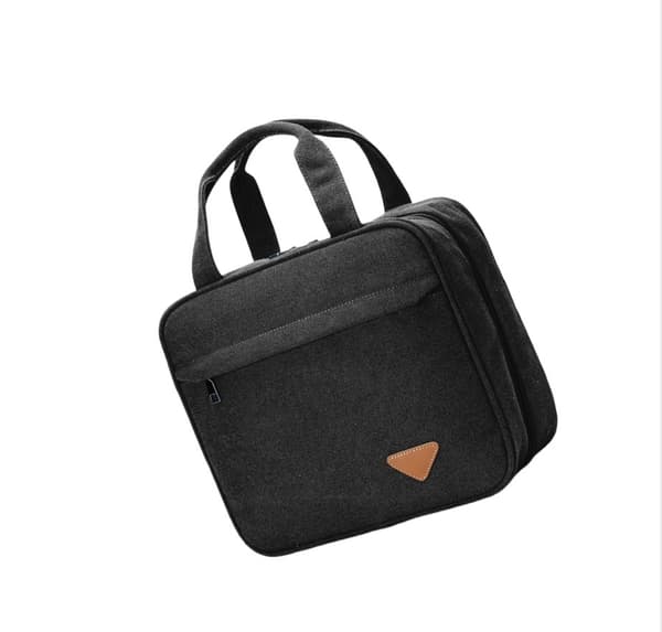 INF Ny Sminkväska i Canvas, Multi-Facks Kosmetika Organizer