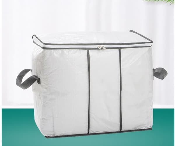 INF XL 60x35x37cm PVC-säilytyspussi - 80L (Harmaa)
