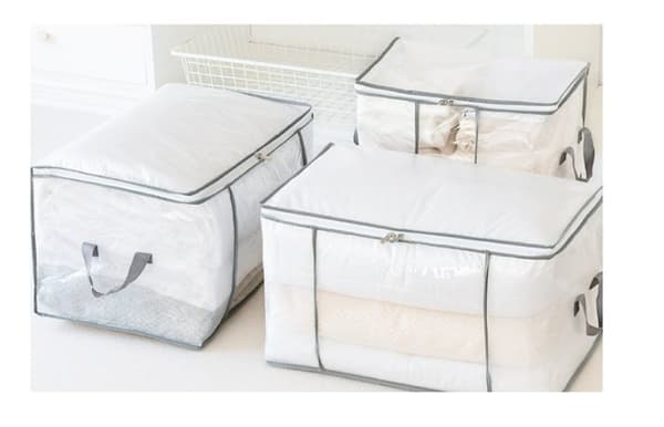 INF XL 60x35x37cm PVC-säilytyspussi - 80L (Harmaa)