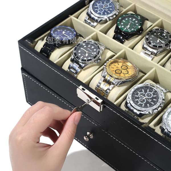 INF Lyxig klockbox med 10 platser