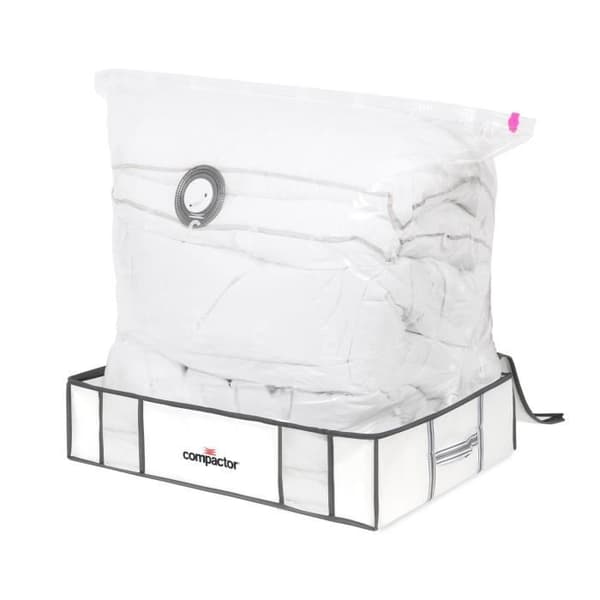 COMPACTOR Vakuumförvaringspåse, vit, 45 x 65 x H.15,5 cm