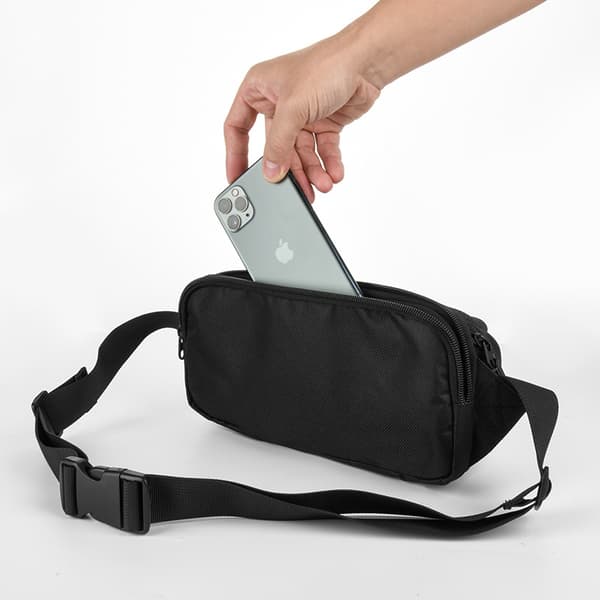 INF Universell Bluetooth-høyttaler Crossbody-brystveske (svart)