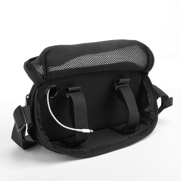 INF Universaali Bluetooth-kaiutinkotelo rinnan yli (musta)