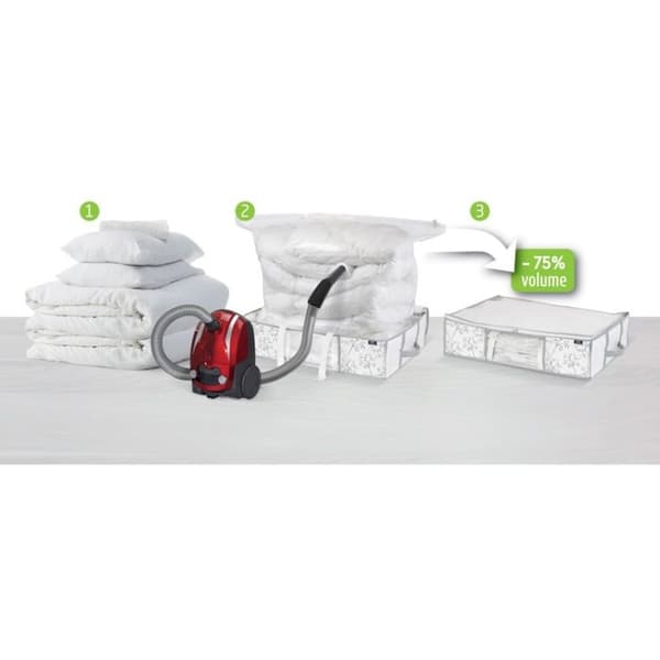 Vakuumpåse - DomoPak - Living - EvoValve ventil - Volymreduktion 75% - Plastöverdrag